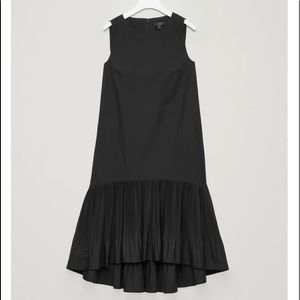 Pleated Sleeveless Dress